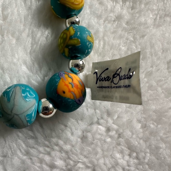 Viva Beads Beaded Sea Life Bracelet NwT - Picture 2 of 5